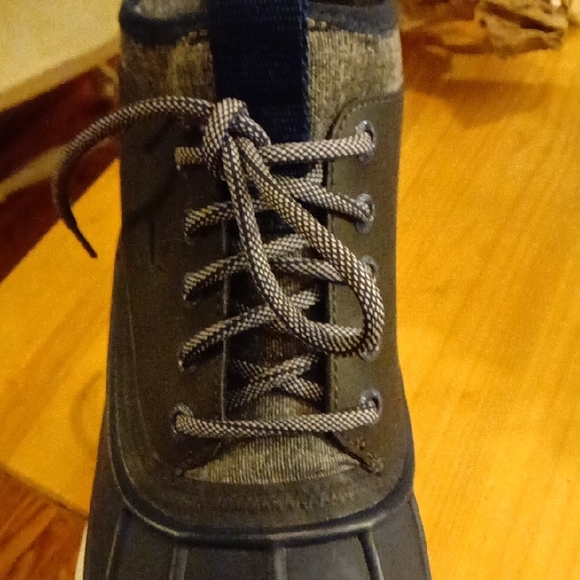 Women's Waterproof Navy Boots - Picture 6 of 7